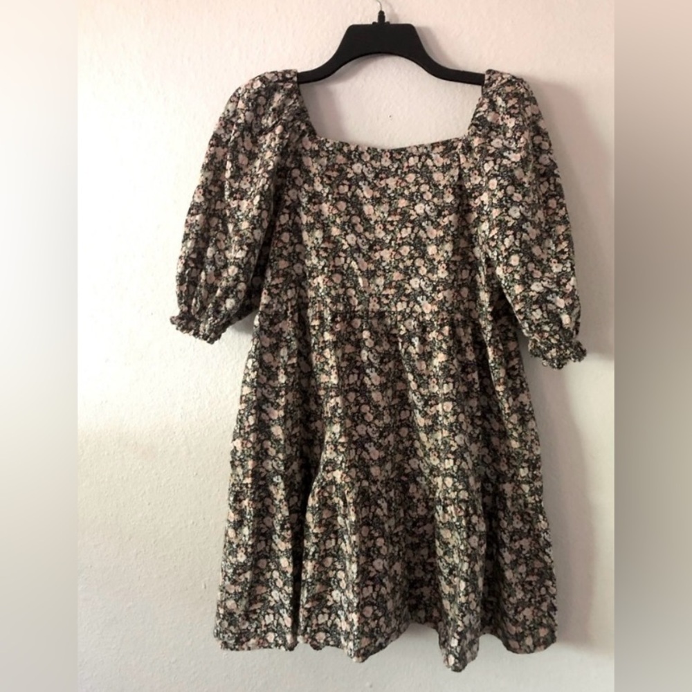 Levi’s Floral Puff Sleeve Dress - Picture 3 of 6
